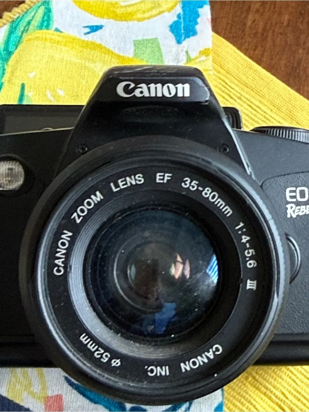 Canon EOS Rebel G 35mm Film Camera w/ Canon EF 35-80mm Lens Tested/